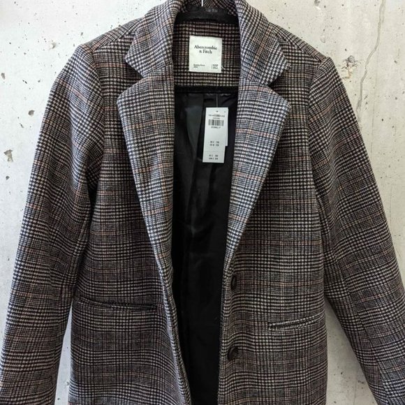Abercrombie & Fitch Plaid Wool Blazer - Picture 2 of 6